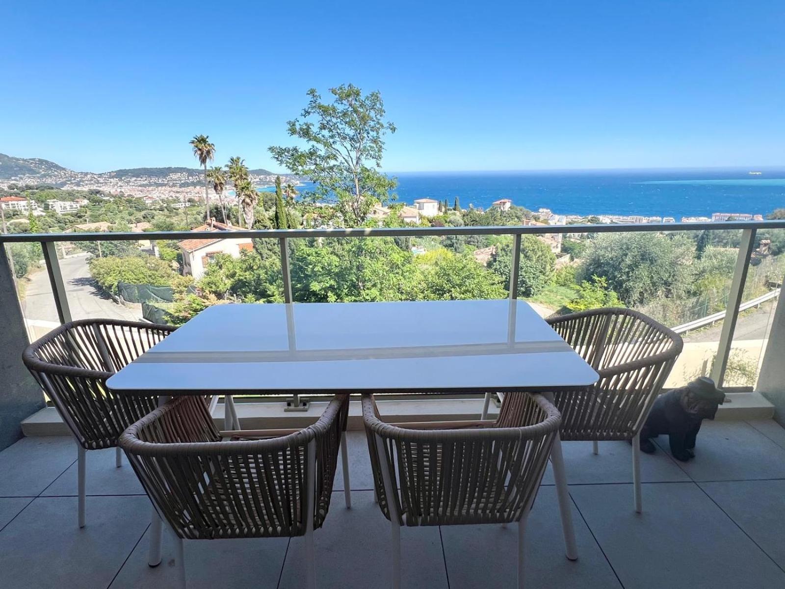 Panoramic Sea View Appartment Blue Pearl Nice Eksteriør bilde